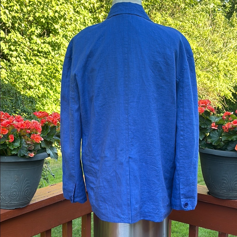 NWT Madewell Blue Blazer Double-Breasted Suit Jacket - Picture 2 of 13